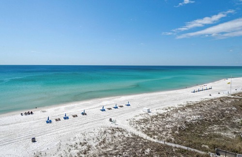 Panama City Beach Condo | Oceanfront condo with scenic balcony! 1/2 Sleeps 6