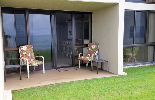 Poipu Condo | Oceanfront Condo with A/C, 10 Steps to the Ocean, Ground Floor, Kuhio Shores 112