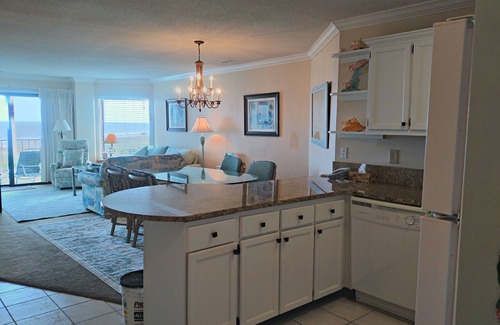 Folly Field Condo | Oceanfront Hilton Head with fabulous views ,updated baths, cozy fireplace