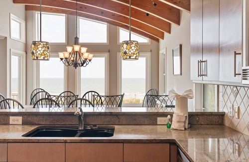 Charleston County House | Oceanfront Home, Pool, Direct Beach Access, Walk to Town, Pet Friendly w/fee- 808 Ocean