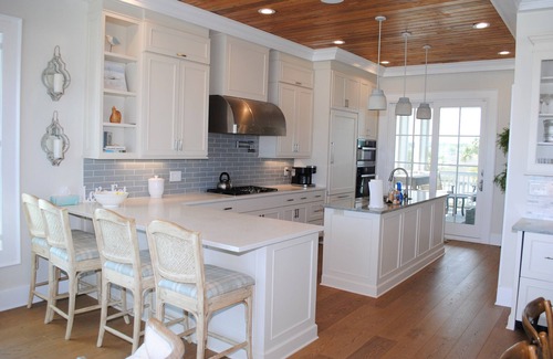 Pawleys Island House | Oceanfront home with access to pool & shared stationary dock located on the Litchfield Peninsula.