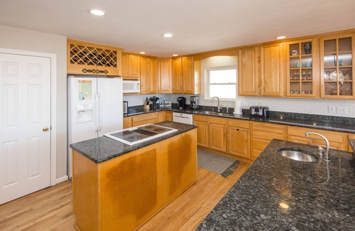 Sandbridge House | Oceanfront home with private pool, crow's nest deck, game room & fireplace