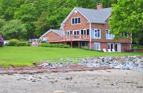 Surry House | Oceanfront Home w/ Direct Beach Access - No Hidden Fees -Bikes- Hot Tub & More!