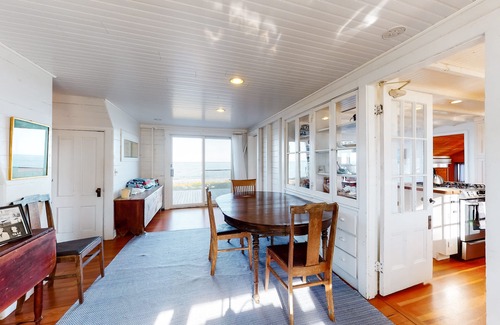 Dennis House | Oceanfront home with private beach, large deck, & washer/dryer - dog-friendly