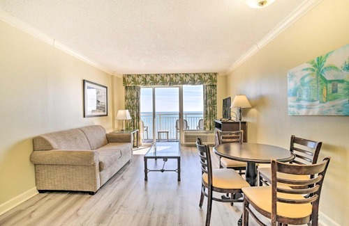 Downtown Myrtle Beach Apartment | Oceanfront Myrtle Beach Condo with Balcony!