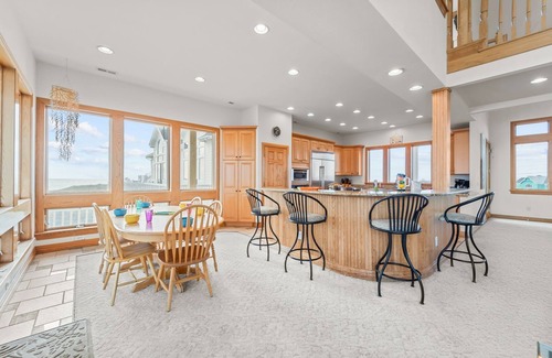 Hatteras House | Oceanfront Oasis 2025 Upgrades, Pool, Hot Tub, Tiki Bar, Dog-Friendly & Stunning Views!