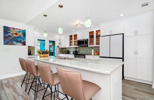 Port Canaveral House | Oceanfront Oasis: Private Pool, Hot Tub , Arcade Fun & Pool Table Retreat!