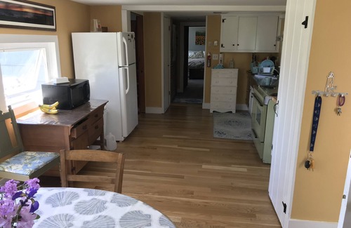 New Harbor Cottage | Oceanfront on John's Bay with Private Beach 50 feet from Cottage, New Harbor.