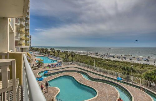 Crescent Beach Apartment | Oceanfront Resort Condo in North Myrtle Beach!