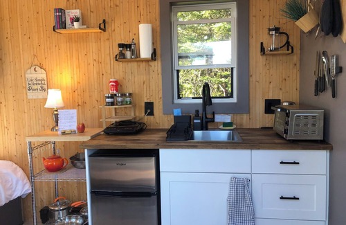Shemogue Cabin | Oceanfront Shipping Container Studio Retreat | Nature Escape