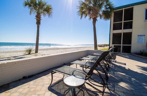 Litchfield by the Sea Apartment | Oceanfront Studio with Private Porch 1st Floor