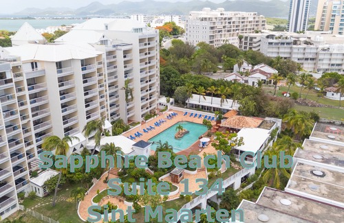 Maho Apartment | Oceanfront Studio with Private Patio in Cupecoy