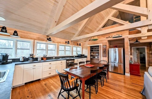 Milbridge House | Oceanside Saltwater Farm House NEW! Sleeps 11, beach, firepit