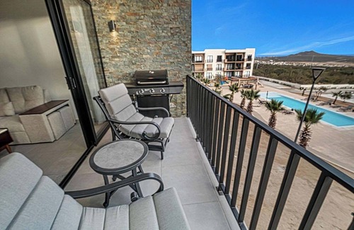 Los Cangrejos II y III Condo | OCEANVIEW 2 BR condo with AC, WiFi in enchanting Diamante area Cabo San Lucas!
