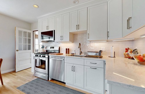 Bourne House | Oceanview Buzzards Bay getaway w/wraparound deck - steps to the Beach