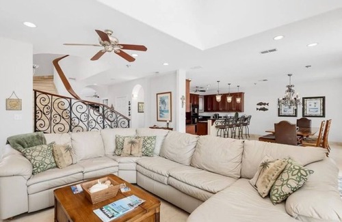 South Padre Island House | Oceanview Castle-50% off! Direct-to-Beach, 4300sqft, 6 Bdrms w/6 ensuite baths!