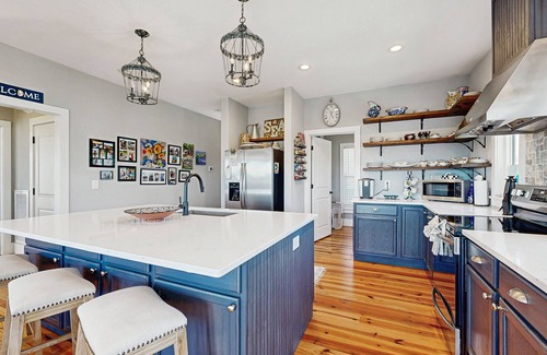 Edisto Island House | Oceanview home in Edisto Beach, fire pit, & well-equipped kitchen