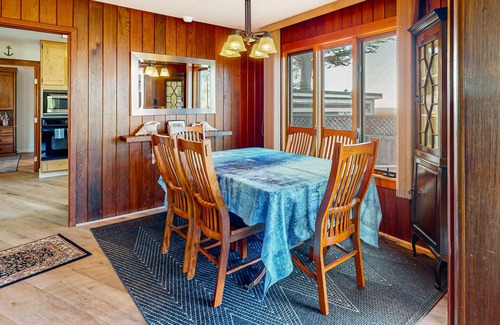 Mendocino House | Oceanview Home plus Cottage & Studio w/Free WiFi, a Gas Fireplace, & Decks
