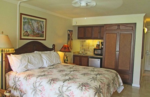 Wailua Condo | Oceanview Top Floor Studio | Islander on the Beach 361