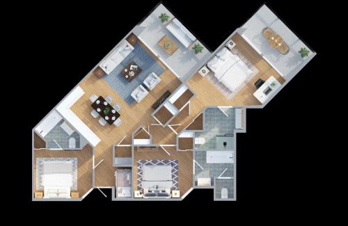 Galveston House | Oceanview Two Balconies Heated Pool Walk to beach