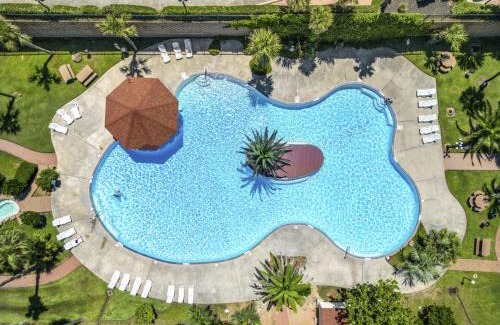 Galveston House | Oceanview Two Balconies Heated Pool Walk to beach