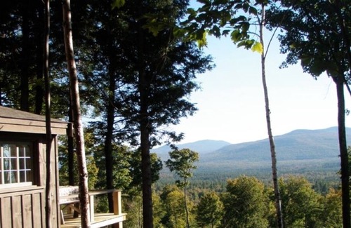 Sunday River Area Cabin | Off Grid Remote Cabin with Amazing Mountain Views