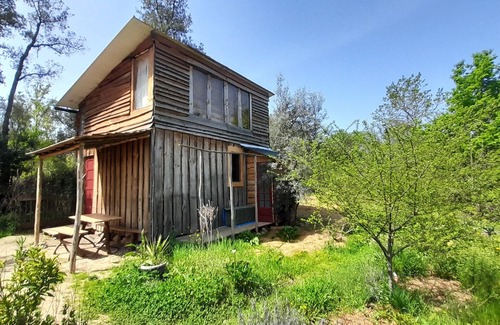 Moitas Cabin | Off-grid, romantic wooden cabin with library and cottage gardens