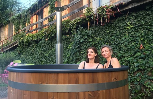 Moretel-de-Mailles House | Old cellar facing the Chartreuse with Nordic bath