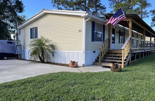 Suwannee House | Old Florida Waterfront Getaway - Large Porch, Big Dock, & Pet Friendly