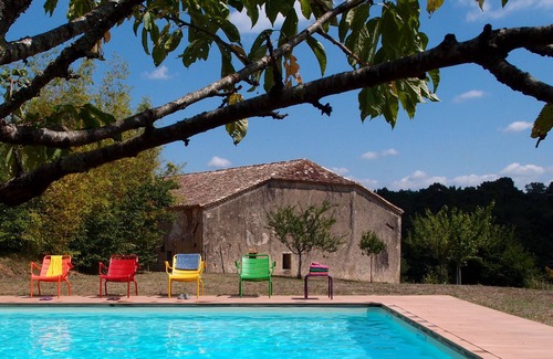 Vergt-de-Biron House | Old house with modern comfort with a private pool for large group