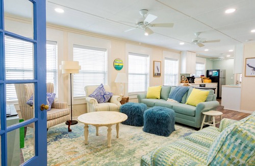 Sunset Beach Cottage | Old School Beach Cottage with Flair