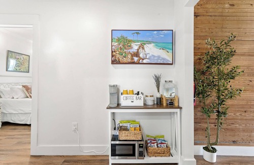 Biloxi Apartment | Old Spanish House | Madeleine Suite C | Captivating Blend of History | Beach! | Fire Pit! | Downtown! | Golf Cart!