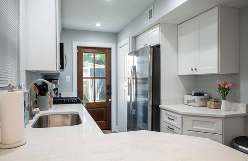 Old Town West House | Old Town Off Street Parking 98% Walk Score Fenced Yard Townhome