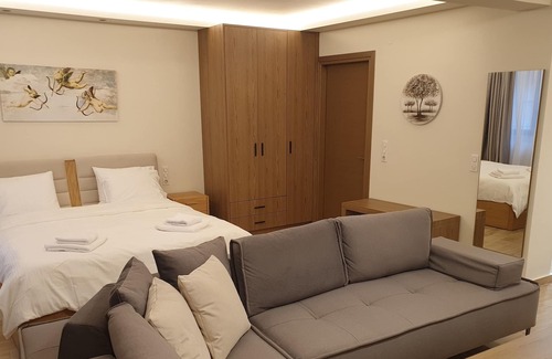 Karditsa Apartment | Olive Deluxe apartment - Luxury central studio apartment with private parking