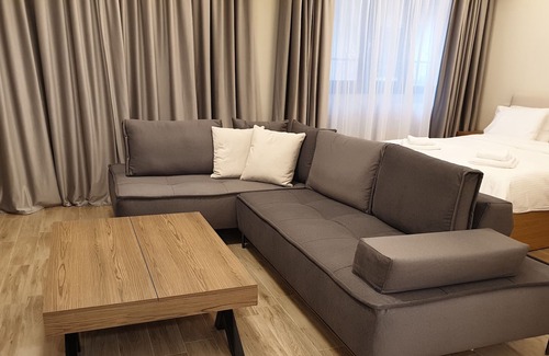 Karditsa Apartment | Olive Deluxe apartment - Luxury central studio apartment with private parking