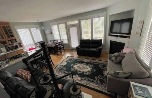 Olivia Beach House | Olivia Beach Parkside house with hot tub and short walk to beach