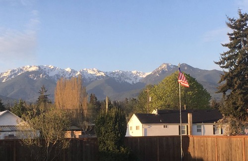Port Angeles East House | Olympic Mountains and Ocean view