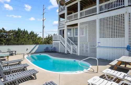 Wind Over Waves House | On Special - Epic Family Fun! Soundside w/Pool, Hot Tub, Game Rm, Cmty Boat Ramp