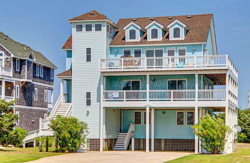 Wind Over Waves House | On Special - Semi-Soundfront w/ a View, Pool, Hot Tub, Game Rm, Dog-Friendly, Cm