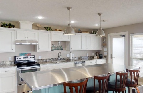 Galveston House | On the Rocks: 3 BR, 2 BA House in Port Bolivar, Sleeps 10