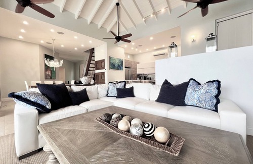 Cabes Point Villa | ONE BEACH ROAD; 6 Bedroom, 5 1/2 Bath Beachfront Oasis St Thomas VI