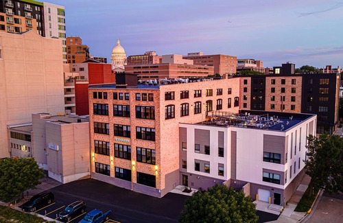 Madison Hotel | One Bedroom King with Den with views of Lake Monona in the heart of downtown.