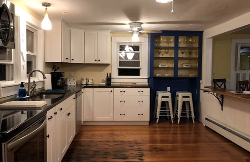 Weirs Beach House | Only 2 Minutes Walk to Boardwalk, Beach, Eats & Fun! Large Well-Appointed Home.