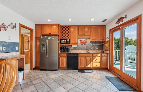 Southern Shores House | ONLY 370 feet to beach access! HUGE LOADED home! Private Pool, Hot Tub, Game room with Pool Table!