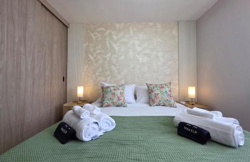 Riomar Apartment | Open Floor Chic Interior Design Pool Full Kitchen