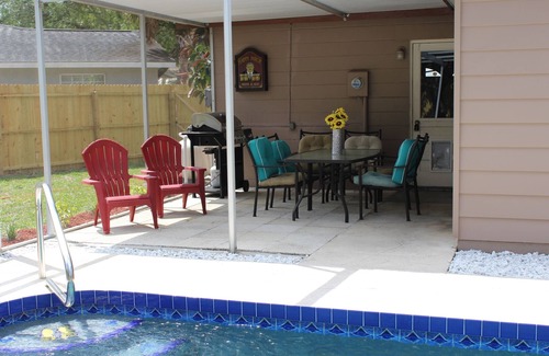 Sarasota Springs House | Open Heated Pool Home with 2 car garage