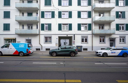 Sihlfeld Apartment | Open Wiedikon 1BR w/Private W/D, near Shops, by Blueground