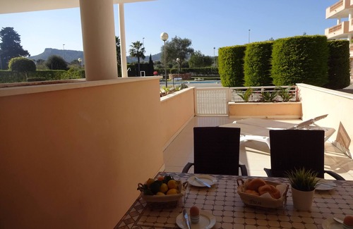 Cala Bona Apartment | Orchidea Cala Bona 2-4pers, Pool, Wifi, n Beach/Strand, Private Sunbeds