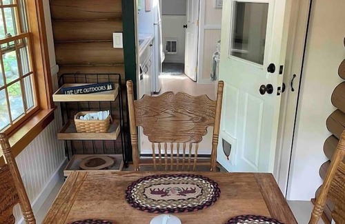Lucerne-in-Maine Cabin | Original Log Cabin for your getaway