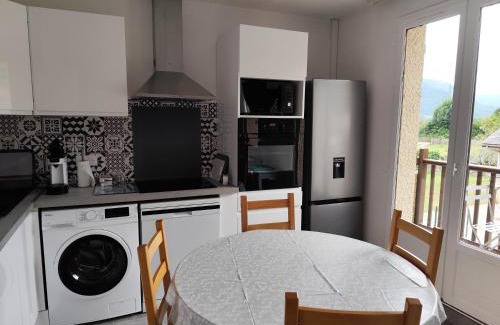 Bielle Apartment | Ossau T2 5 personnes 1 chambre draps serviettes inclus parking moustiquaires tout confort près du ski